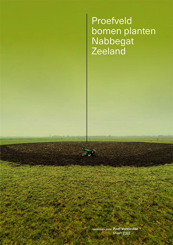 Proefveld bomen planten Nabbegat Zeeland